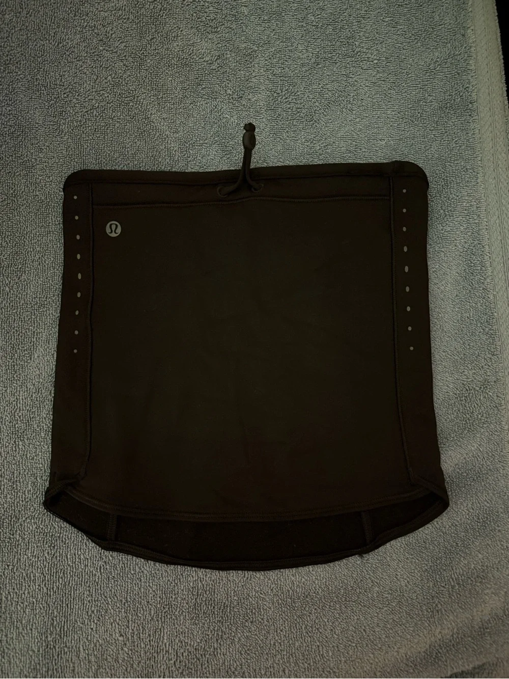 lululemon athletica Black Drawstring neck warmer